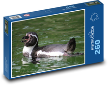 Pinguin im grünen Wasser Puzzle 260 Teile - 41 x28,7 cm