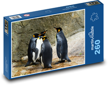 Penguin family on the coast Puzzle 260 pieces - 41 x 28.7 cm 