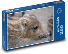 Pig - small piglet Puzzle 260 pieces - 41 x 28.7 cm 