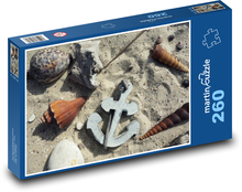 Shells in the sand Puzzle 260 pieces - 41 x 28.7 cm 