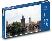 Prahy - Karlov most Puzzle 260 dielikov - 41 x 28,7 cm 