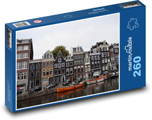 Historical development of Amsterdam Puzzle 260 pieces - 41 x 28.7 cm 