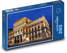 Zamek Wiedeński nocą Puzzle 260 elementów - 41x28,7 cm