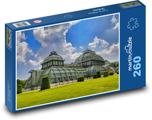 Viedeň - Palácový park Schönbrunn, skleník Puzzle 260 dielikov - 41 x 28,7 cm