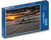 Samolot na pasie startowym Puzzle 260 elementów - 41x28,7 cm