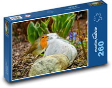 Malý ptáček - červenka obecná Puzzle 260 dílků - 41 x 28,7 cm