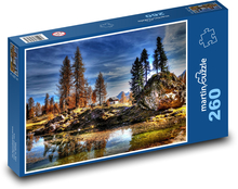Itálie - Dolomity, hory Puzzle 260 dílků - 41 x 28,7 cm