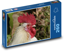 Biely kohút Puzzle 260 dielikov - 41 x 28,7 cm 