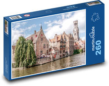 Bruges, the tower, the bell tower Puzzle 260 pieces - 41 x 28.7 cm 