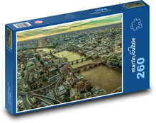 London von oben, Themse Puzzle 260 Teile - 41 x28,7 cm