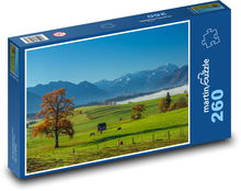 Německo - Bavorsko, hory Puzzle 260 dílků - 41 x 28,7 cm