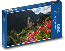 Austria - Alps, church Puzzle 260 pieces - 41 x 28.7 cm 