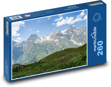 Rakousko - Alpy, hory, kopce Puzzle 260 dílků - 41 x 28,7 cm