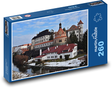 Jindrichuv Hradec im Winter Puzzle 260 Teile - 41 x28,7 cm