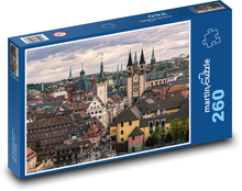 Deutsche Historische Stadt Würzburg Puzzle 260 Teile - 41 x28,7 cm