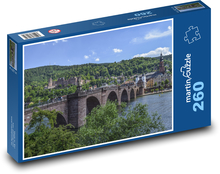 Německé historické město Heidelberg Puzzle 260 dílků - 41 x 28,7 cm