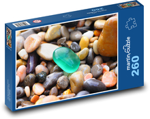 Barevné přírodní kameny Puzzle 260 dílků - 41 x 28,7 cm