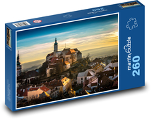 Mikulov bei Sonnenaufgang - Tschechische Republik Puzzle 260 Teile - 41 x28,7 cm