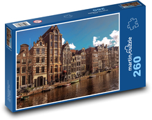 Historische Stadt Amsterdam Puzzle 260 Teile - 41 x28,7 cm