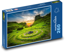 Škótsko Skyey Island Puzzle 260 dielikov - 41 x 28,7 cm