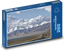 Tádžikistán - hory Puzzle 260 dílků - 41 x 28,7 cm