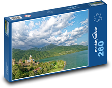 Gruzínsko - hrad Ananuri Puzzle 260 dielikov - 41 x 28,7 cm 