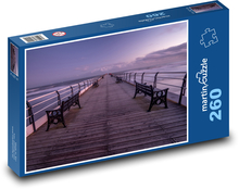 Long pier at sea Puzzle 260 pieces - 41 x 28.7 cm