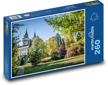 Zámek, podzim, park Puzzle 260 dílků - 41 x 28,7 cm