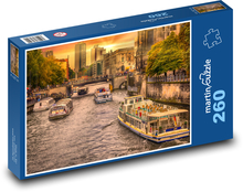 Flussboote - Berlin, Deutschland Puzzle 260 Teile - 41 x28,7 cm