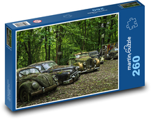 Verlassene Autos, Wracks Puzzle 260 Teile - 41 x28,7 cm