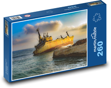 Shipwreck in the bay Puzzle 260 pieces - 41 x 28.7 cm 