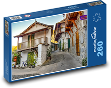 Historické domy - Kypr, Kalopanayiotis Puzzle 260 dílků - 41 x 28,7 cm