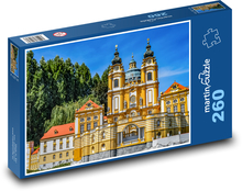 Baroque monastery Melk on the Danube Puzzle 260 pieces - 41 x 28.7 cm 