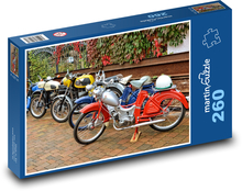 Sbírka motocyklů - Simson, MZ Puzzle 260 dílků - 41 x 28,7 cm