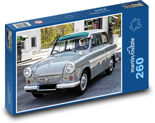 Altes Auto an der Pumpe Puzzle 260 Teile - 41 x28,7 cm
