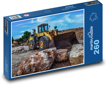 Stroj - buldozér Puzzle 260 dielikov - 41 x 28,7 cm 