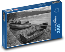Lode na brehu jazera Puzzle 260 dielikov - 41 x 28,7 cm 