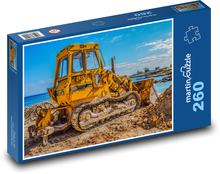 Pásový buldozér pri mori Puzzle 260 dielikov - 41 x 28,7 cm