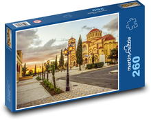 Kirche - Zypern, Paralimni Puzzle 260 Teile - 41 x28,7 cm