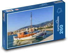 Řecko - Volos, promenáda  Puzzle 260 dílků - 41 x 28,7 cm