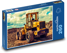 Stavební stroj v lomu Puzzle 260 dílků - 41 x 28,7 cm