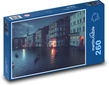 Itálie - Benátky, večer Puzzle 260 dílků - 41 x 28,7 cm