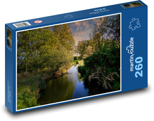 Stream overgrown in the forest Puzzle 260 pieces - 41 x 28.7 cm 