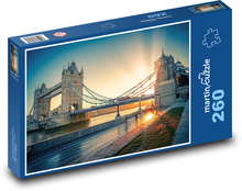 Tower Bridge, Anglicko Puzzle 260 dielikov - 41 x 28,7 cm 