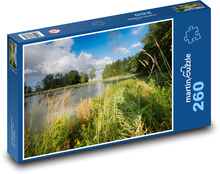 Přírodní rybník Puzzle 260 dílků - 41 x 28,7 cm