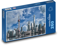 China - eine große Stadt Puzzle 260 Teile - 41 x28,7 cm