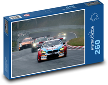 Racing cars in action on the circuit Puzzle 260 pieces - 41 x 28.7 cm 