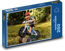 Cyklista - biker Puzzle 260 dielikov - 41 x 28,7 cm 