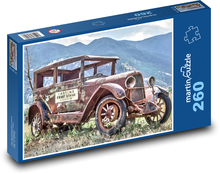 Old car, veteran Puzzle 260 pieces - 41 x 28.7 cm 