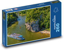 Boot auf der Donau - Österreich Puzzle 260 Teile - 41 x28,7 cm